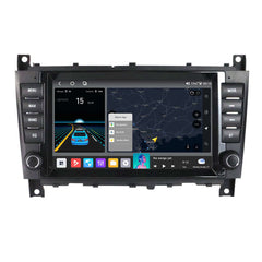 Mercedes-Benz W203 és társai – 8" autorádió Apple CarPlay és Android Auto támogatással – Carmedia24.hu