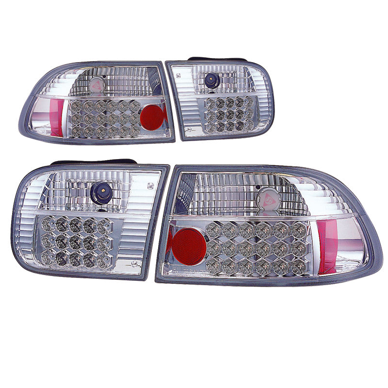 LED hátsó lámpák Civic '92 2/4D modellhez