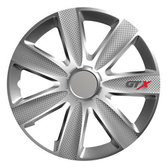 Versaco GTX carbon-ezüst dísztárcsa 14 col