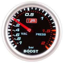 Barométer fekete 2" Auto Gauge