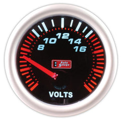 Voltmérő fekete 2 colos Auto Gauge