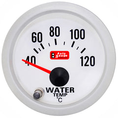 2 colos Auto Gauge vízhőmérséklet-mérő, 7 színnel