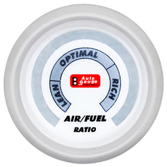 Fehér Hall-mérő műszer 2 colos Auto Gauge