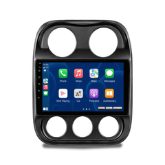Jeep Compass 2010-2016 - 10,1" rádió Apple CarPlay és Android Auto támogatással 