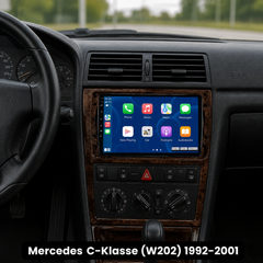 Mercedes C-Klasse (W202) 1992-2001 - 9" autórádió Apple CarPlay és Android Auto támogatással 