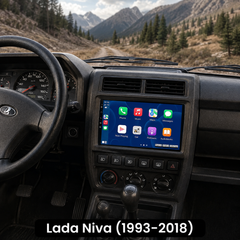 Lada Niva 1993-2018 - 9" rádió Apple CarPlay és Android Auto rendszerrel 