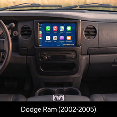 Dodge Ram 2002-2005 – 9"-os rádió Apple CarPlay és Android Auto támogatással 