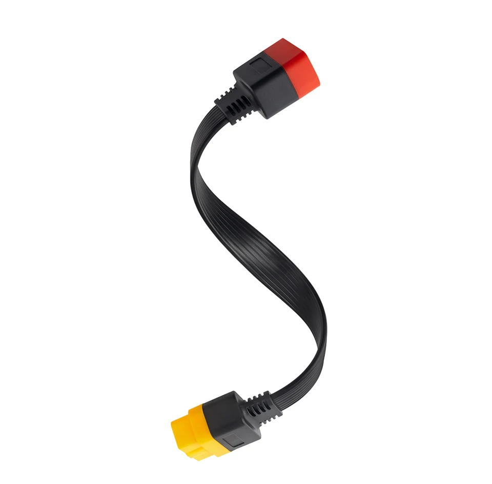 OBD2 hosszabbító kábel 36 cm – 16 tűs apa–anya 