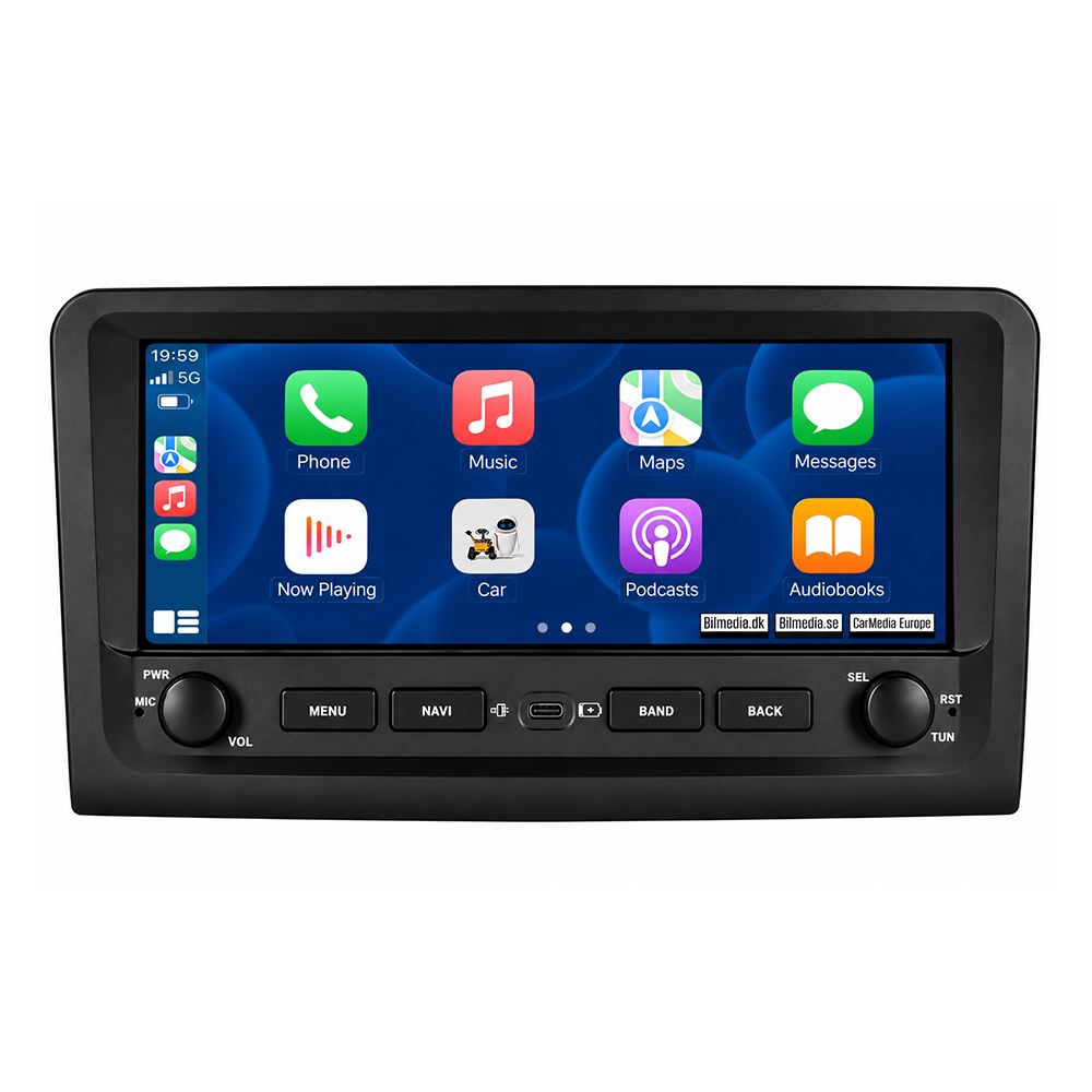 Mercedes ML 2005-2012 – 10,26" rádió Apple CarPlay és Android Auto funkcióval 
