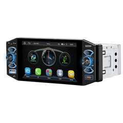 1 DIN 5" érintőképernyős autórádió vezeték nélküli Apple CarPlay és Android Auto támogatással 