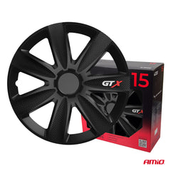 15 tommer GTX-navkapsel i sort carbon