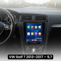 VW Golf 13–17 – 9,7” rádió Apple CarPlay és Android Auto funkcióval