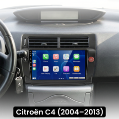Citroën C4 04-13 - 9" rádió Apple CarPlay és Android Auto funkcióval