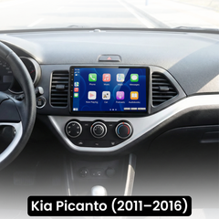 Kia Picanto 11-16 - 9" rádió Apple CarPlay és Android Auto funkcióval