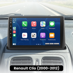 Renault Clio 00-12 - 9" rádió Apple CarPlay és Android Auto funkcióval
