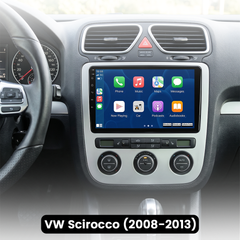 VW Scirocco 08-13 - 9" rádió Apple CarPlay és Android Auto funkcióval