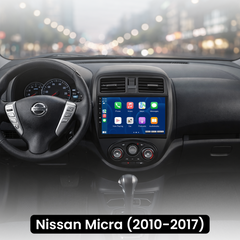 Nissan Micra 10-17 - 9" rádió Apple CarPlay és Android Auto funkcióval