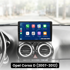 Opel Corsa 07-12 - 9" rádió Apple CarPlay és Android Auto funkcióval