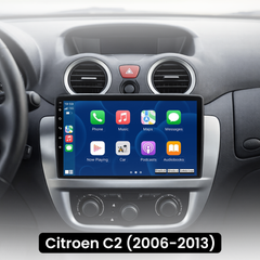 Citroen C2 06-13/Peugeot 206 04-08 - 9" rádió Apple CarPlay és Android Auto funkcióval