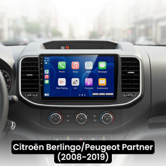 Citroën Berlingo/Peugeot Partner 08-19 - 9" rádió Apple CarPlay és Android Auto funkcióval