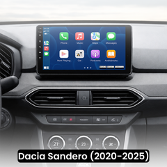 Dacia Sandero 20-25 - 10,1" rádió Apple CarPlay és Android Auto funkcióval
