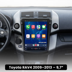 Toyota RAV4 09–13 – 9,7” rádió Apple CarPlay és Android Auto funkcióval