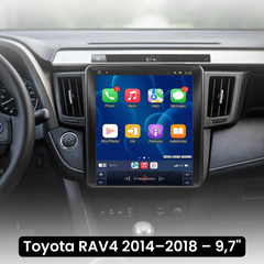Toyota RAV4 14-18 - 9,7" rádió Apple CarPlay és Android Auto funkcióval