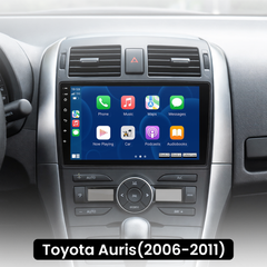 Toyota Auris 06-11 – 9" rádió Apple CarPlay és Android Auto funkcióval