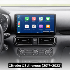 Citroën C3 Aircross 17-23 - 9" rádió Apple CarPlay és Android Auto funkcióval