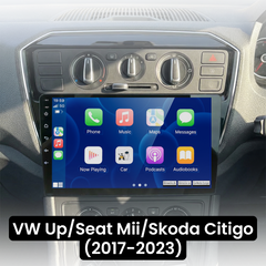 VW Up/Seat Mii/Skoda Citigo 17-23 - 9" rádió Apple CarPlay és Android Auto funkcióval