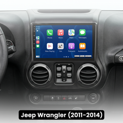 Jeep Wrangler 11-14 – 10,1" rádió vezeték nélküli Apple CarPlay és Android Auto funkcióval