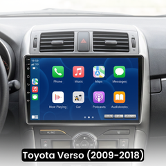 Toyota Corolla Verso 09-18 - 9" rádió Apple CarPlay és Android Auto funkcióval