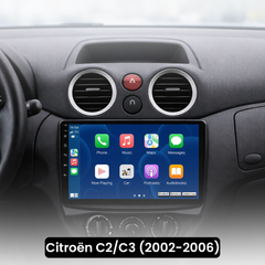 Citroën C2/C3 02-06 - 9" rádió Apple CarPlay és Android Auto funkcióval