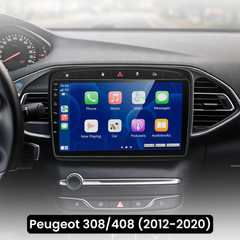 Peugeot 308/408 12-20 - 9" rádió Apple CarPlay és Android Auto funkcióval