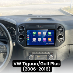 VW Tiguan/Golf Plus 06-16 - 9" rádió Apple CarPlay és Android Auto funkcióval