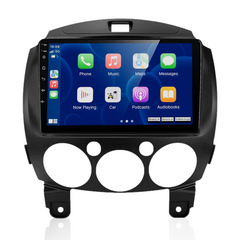 Mazda 2 (2007–2014) 9" autórádió – Apple CarPlay és Android Auto