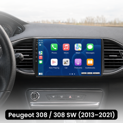 Peugeot 308 13-21 - 9" rádió Apple CarPlay és Android Auto funkcióval