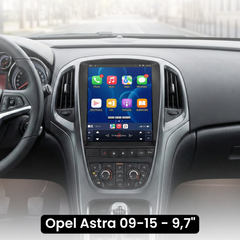 Opel Astra 09-15 – 9,7" rádió Apple CarPlay és Android Auto funkcióval
