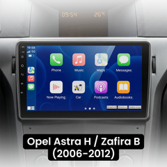 Opel Astra/Zafira 06-12 - 9" rádió Apple CarPlay és Android Auto funkcióval