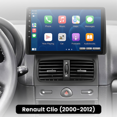 Renault Clio 00-12 - 9" rádió Apple CarPlay és Android Auto funkcióval