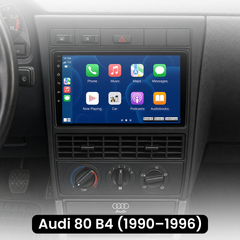 Audi 80 90-96 - 9" rádió Apple CarPlay és Android Auto funkcióval