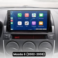 Mazda 6 02-08 – 10,1" rádió Apple CarPlay és Android Auto funkcióval
