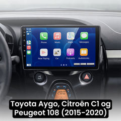 108, C1, Aygo 15-20 - 9" rádió Apple CarPlay és Android Auto funkcióval