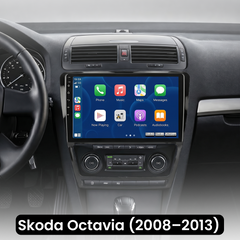 Skoda Octavia 08-13 - 10,1" rádió Apple CarPlay és Android Auto funkcióval