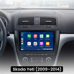 Skoda Yeti 09-14 – 10,1" rádió Apple CarPlay és Android Auto funkcióval