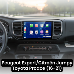 Peugeot Expert/Citroën Jumpy/Toyota Proace 16-21 - 9" rádió Apple CarPlay és Android Auto funkcióval