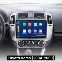 Toyota Verso 04-09 – 9" rádió Apple CarPlay és Android Auto funkcióval