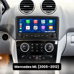 Mercedes ML 2005-2012 – 10,26" rádió Apple CarPlay és Android Auto funkcióval 