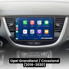 Opel Grandland/Crossland 16-20 - 9 "rádió Apple CarPlay és Android Auto -val