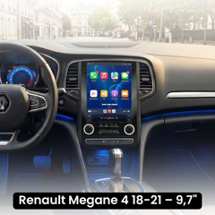 Renault Megane 18-21 - 9,7" rádió Apple CarPlay és Android Auto funkcióval
